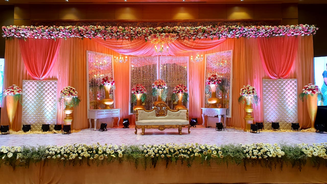 Floral Pathway Decor