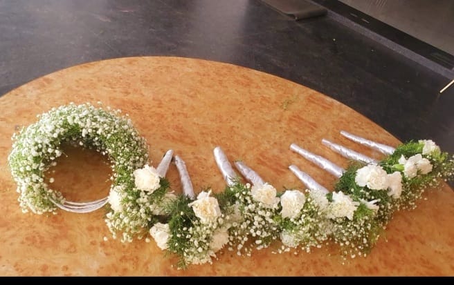 Modern Floral Arch